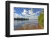 Cloud Reflections on A Clear Lake-wildnerdpix-Framed Photographic Print