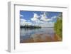 Cloud Reflections on A Clear Lake-wildnerdpix-Framed Photographic Print