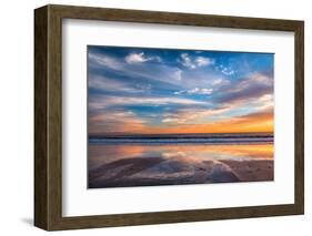 Cloud Reflections Twin Lakes Beach-John Gavrilis-Framed Photographic Print