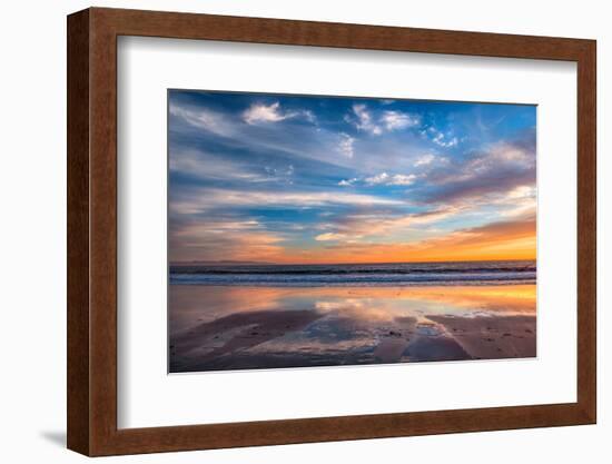 Cloud Reflections Twin Lakes Beach-John Gavrilis-Framed Photographic Print