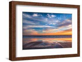 Cloud Reflections Twin Lakes Beach-John Gavrilis-Framed Photographic Print