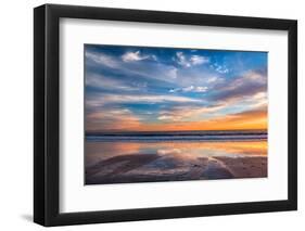 Cloud Reflections Twin Lakes Beach-John Gavrilis-Framed Photographic Print