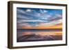 Cloud Reflections Twin Lakes Beach-John Gavrilis-Framed Photographic Print