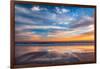 Cloud Reflections Twin Lakes Beach-John Gavrilis-Framed Photographic Print