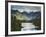 Cloud-Shrouded Mt. Cook Reflected in Lake Matheson, Near Town of Fox Glacier, South Island-Dennis Flaherty-Framed Photographic Print