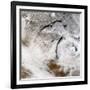 Cloud Streets over Lake Superior and Lake Michigan-Stocktrek Images-Framed Photographic Print