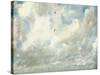 Cloud Study, 1821 (Oil on Paper Laid Down on Board)-John Constable-Stretched Canvas