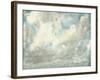 Cloud Study, 1821 (Oil on Paper Laid Down on Board)-John Constable-Framed Giclee Print