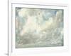 Cloud Study, 1821 (Oil on Paper Laid Down on Board)-John Constable-Framed Giclee Print