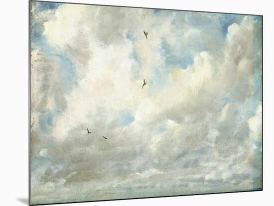 Cloud Study, 1821 (Oil on Paper Laid Down on Board)-John Constable-Mounted Giclee Print