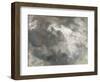 Cloud Study, 1821 (Oil on Paper Laid Down on Paper)-John Constable-Framed Giclee Print