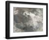 Cloud Study, 1821 (Oil on Paper Laid Down on Paper)-John Constable-Framed Giclee Print