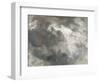 Cloud Study, 1821 (Oil on Paper Laid Down on Paper)-John Constable-Framed Giclee Print