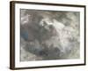 Cloud Study, 1821 (Oil on Paper Laid Down on Paper)-John Constable-Framed Giclee Print