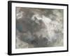 Cloud Study, 1821 (Oil on Paper Laid Down on Paper)-John Constable-Framed Giclee Print