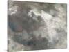 Cloud Study, 1821 (Oil on Paper Laid Down on Paper)-John Constable-Stretched Canvas