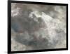 Cloud Study, 1821 (Oil on Paper Laid Down on Paper)-John Constable-Framed Giclee Print