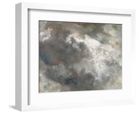 Cloud Study, 1821 (Oil on Paper Laid Down on Paper)-John Constable-Framed Premium Giclee Print