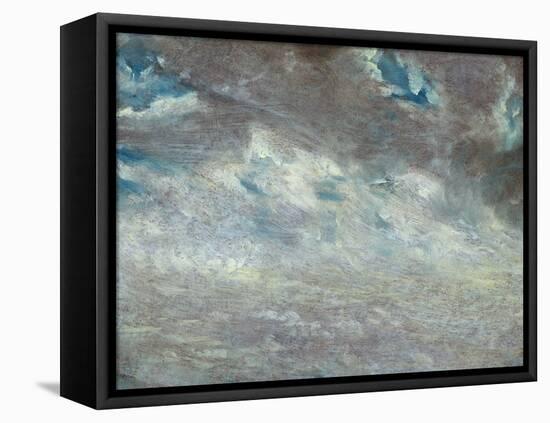 Cloud Study, 1821 (Oil on Paper on Board)-John Constable-Framed Stretched Canvas