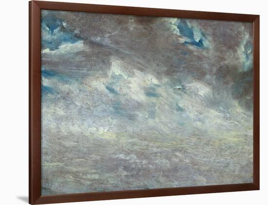 Cloud Study, 1821 (Oil on Paper on Board)-John Constable-Framed Giclee Print