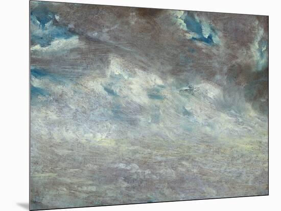 Cloud Study, 1821 (Oil on Paper on Board)-John Constable-Mounted Giclee Print