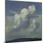 Cloud Study, 1832-Johan Christian Clausen Dahl-Mounted Giclee Print