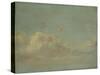 Cloud Study, C.1821-22 (Oil on Laminate Cardboard)-John Constable-Stretched Canvas