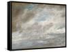 Cloud Study, C.1821 (Oil on Paper Laid on Card)-John Constable-Framed Stretched Canvas