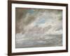 Cloud Study, C.1821 (Oil on Paper Laid on Card)-John Constable-Framed Giclee Print