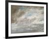 Cloud Study, C.1821 (Oil on Paper Laid on Card)-John Constable-Framed Giclee Print