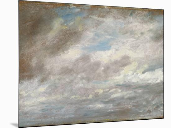 Cloud Study, C.1821 (Oil on Paper Laid on Card)-John Constable-Mounted Giclee Print