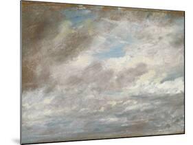 Cloud Study, C.1821 (Oil on Paper Laid on Card)-John Constable-Mounted Giclee Print