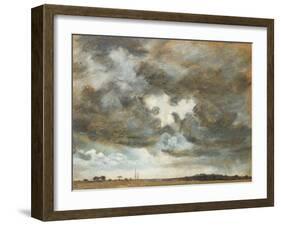 Cloud Study. R. A, 19th Century-John Constable-Framed Giclee Print