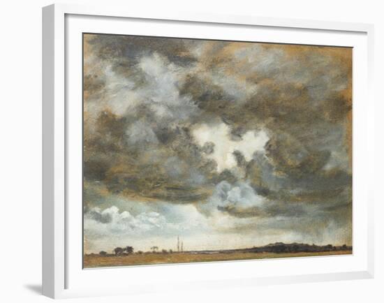 Cloud Study. R. A, 19th Century-John Constable-Framed Giclee Print