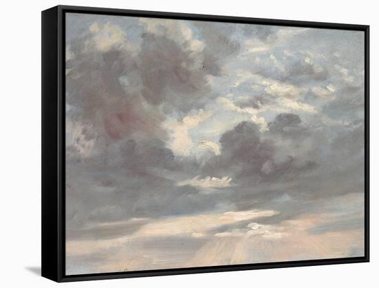 Cloud Study: Stormy Sunset, 1821-2-John Constable-Framed Stretched Canvas