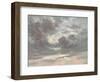 Cloud Study: Stormy Sunset, 1821-2-John Constable-Framed Premium Giclee Print
