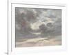 Cloud Study: Stormy Sunset, 1821-2-John Constable-Framed Giclee Print