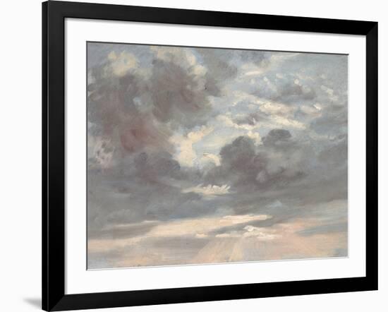 Cloud Study: Stormy Sunset, 1821-2-John Constable-Framed Giclee Print