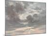 Cloud Study: Stormy Sunset, 1821-2-John Constable-Mounted Giclee Print