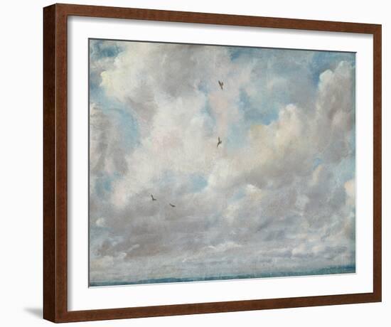 Cloud Study with Birds, 1821-John Constable-Framed Giclee Print