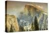 Cloud Wisps at Half Dome, Yosemite-Vincent James-Stretched Canvas