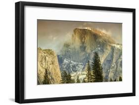 Cloud Wisps at Half Dome, Yosemite-Vincent James-Framed Photographic Print