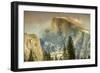 Cloud Wisps at Half Dome, Yosemite-Vincent James-Framed Photographic Print