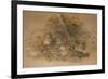 Clouded Leopard (Fleis Macrocelis)-Joseph Wolf-Framed Giclee Print