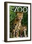 Clouded Leopard - Visit the Zoo-Lantern Press-Framed Art Print
