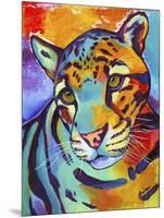 Clouded Leopard-Corina St. Martin-Mounted Premium Giclee Print