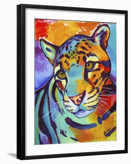 Clouded Leopard-Corina St. Martin-Framed Giclee Print