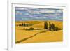 Clouds above farm house on wheat field, Palouse, eastern Washington State, USA-Keren Su-Framed Photographic Print