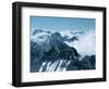 Clouds Among Peaks in a Vast Mountain Range-Lowell Georgia-Framed Photographic Print