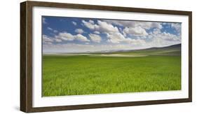 Clouds and Fields Close Konya, Anatolia, Turkey-Rainer Mirau-Framed Photographic Print